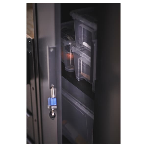 BROR Schrank mit Türen, schwarz, Flash Sale