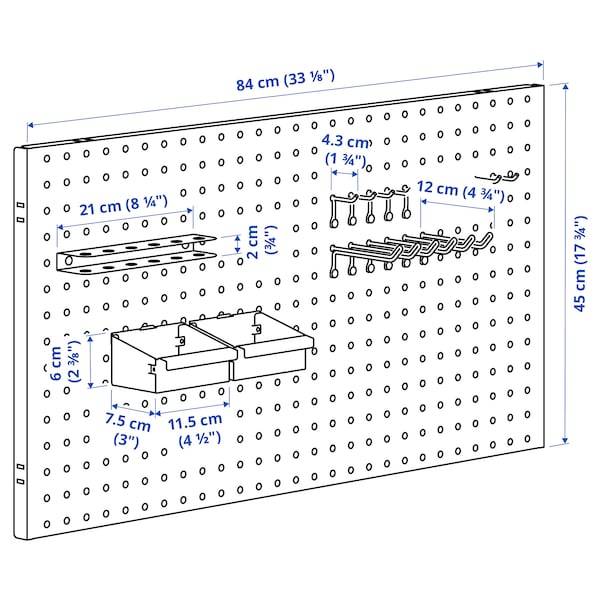 BROR Lochplatten-Set 20-tlg., schwarz Preisnachlass