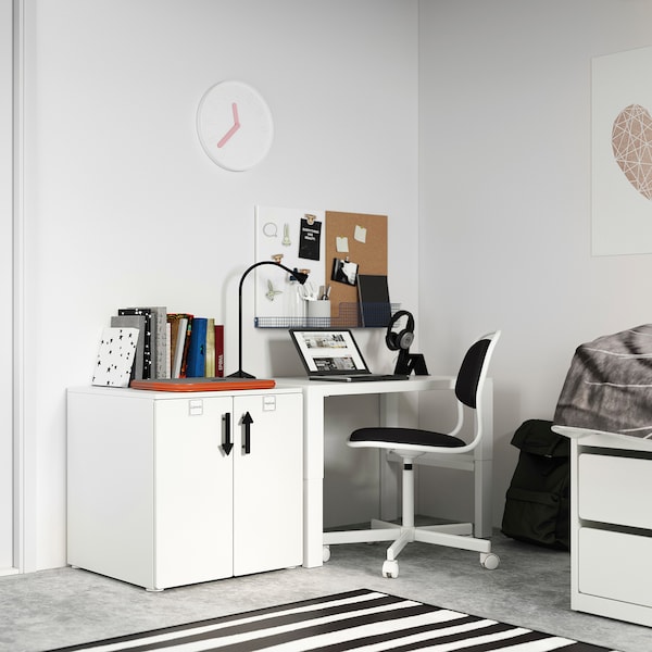 SMÅSTAD / PLATSA Schrank, weiß weiß/1 Boden, Letzte 3 Tage