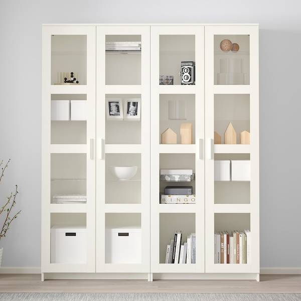 BRIMNES Vitrine, weiß, Fabrik Onlineshop