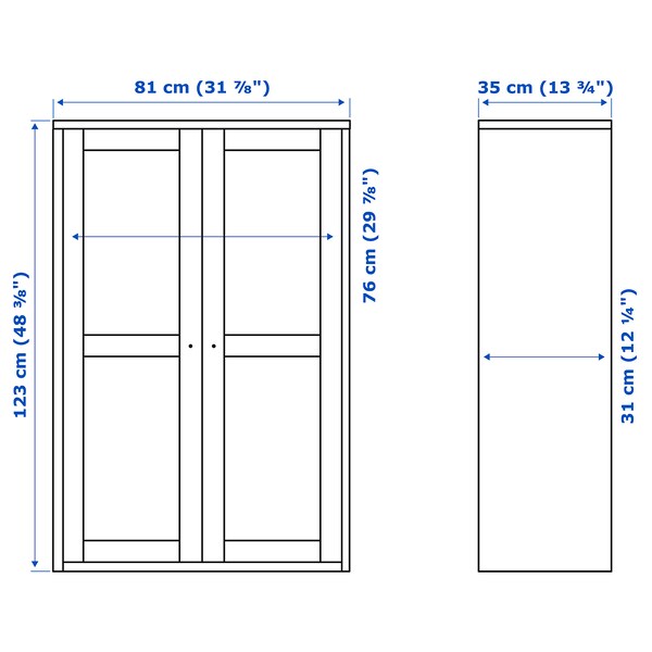 HAVSTA Vitrine, weiß, Günstig kaufen