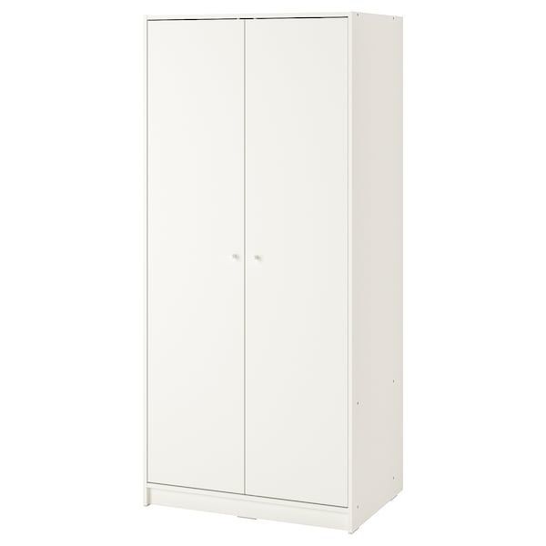 KLEPPSTAD Schrank mit 2 Türen, weiß,