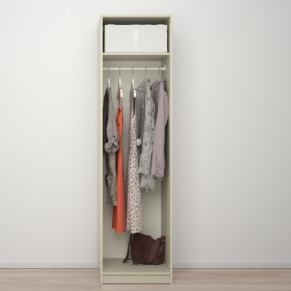 GURSKEN Kleiderschrank, hellbeige, Exklusivangebot