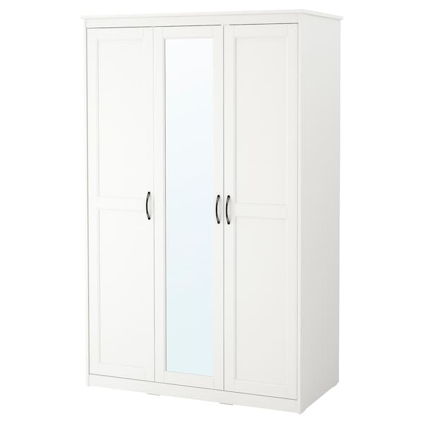 SONGESAND Kleiderschrank, weiß,