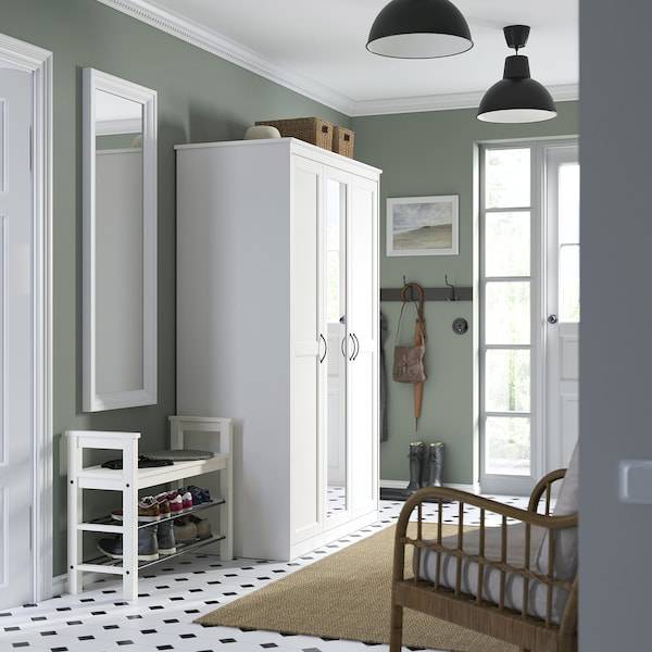 SONGESAND Kleiderschrank, weiß, Black Friday