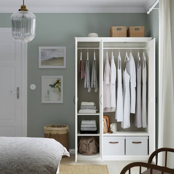 SONGESAND Kleiderschrank, weiß, Black Friday