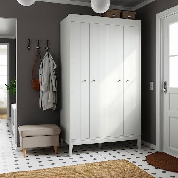 IDANÄS Kleiderschrank, weiß, Weihnachtsangebot