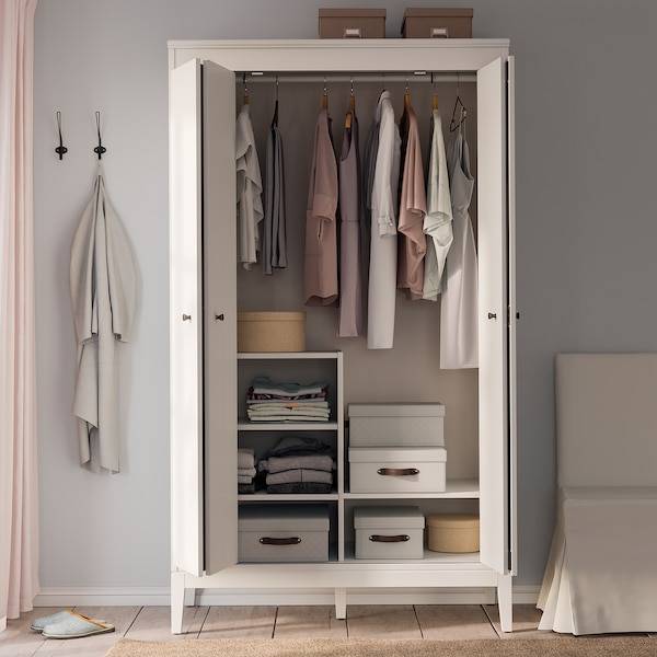 IDANÄS Kleiderschrank, weiß, Weihnachtsangebot