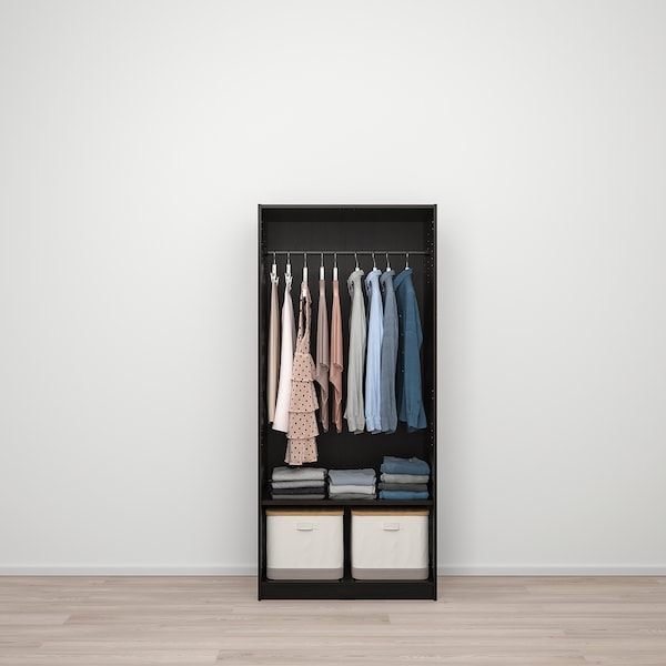 RAKKESTAD Schrank mit 2 Türen, schwarzbraun, Osterangebot