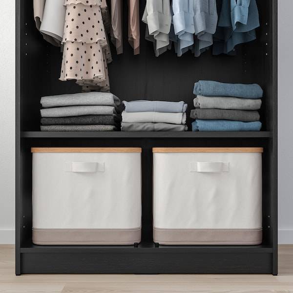 RAKKESTAD Schrank mit 2 Türen, schwarzbraun, Osterangebot