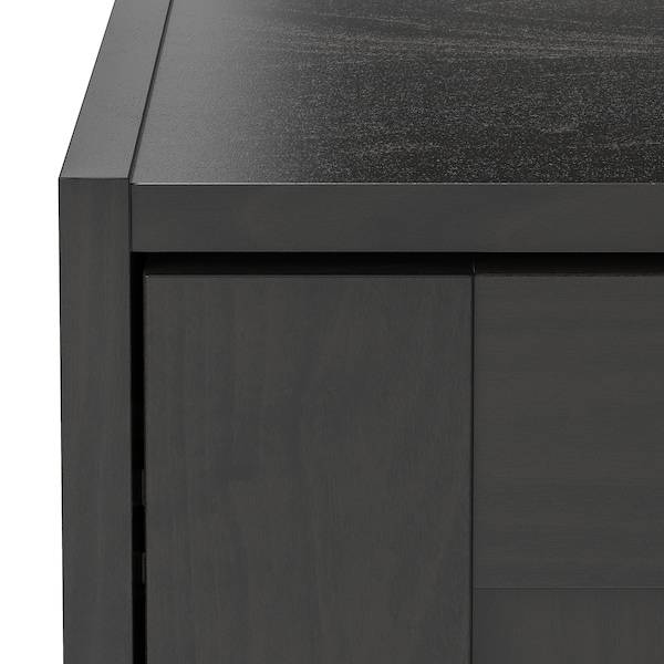 RAKKESTAD Schrank mit 2 Türen, schwarzbraun, Osterangebot