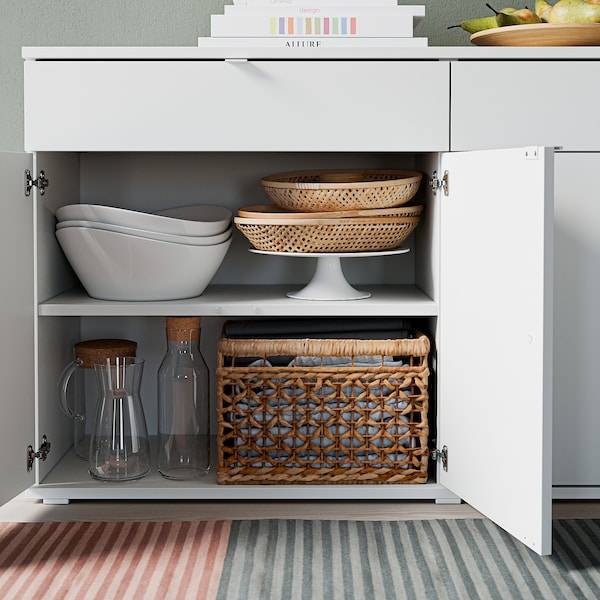 VIHALS Sideboard, weiß, Super Sparpreis