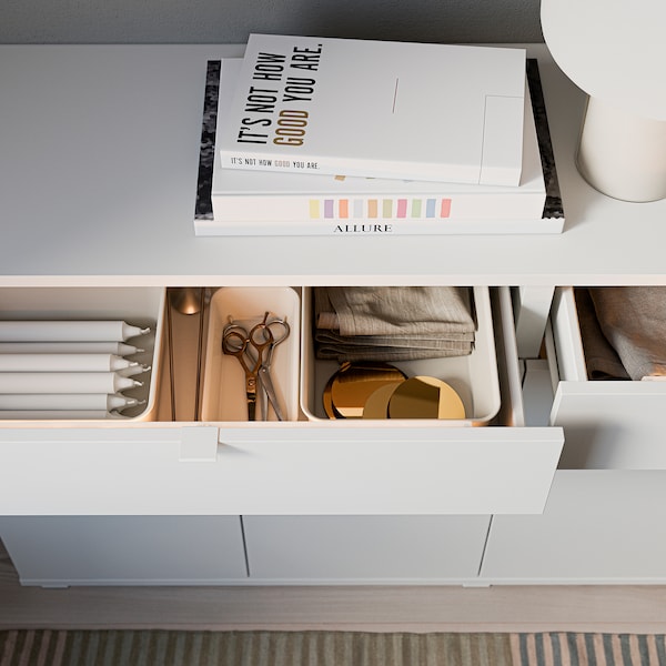 VIHALS Sideboard, weiß, Super Sparpreis