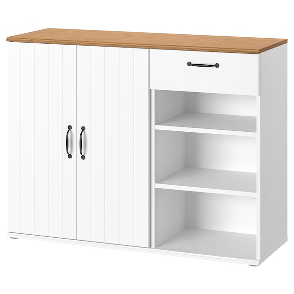 SKRUVBY Sideboard, weiß,