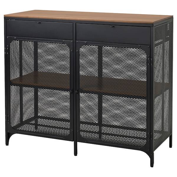 FJÄLLBO Sideboard, schwarz