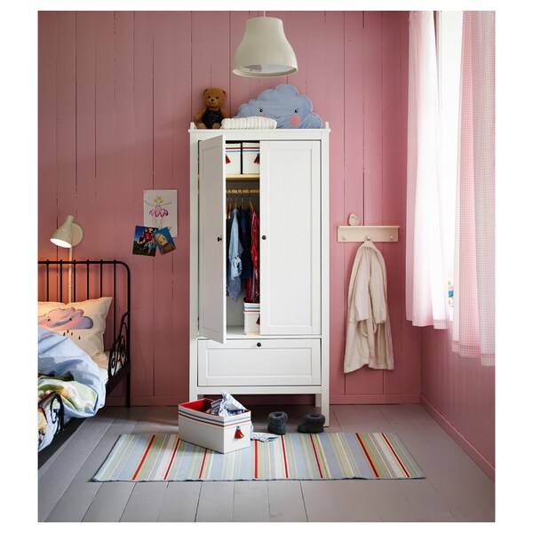 SUNDVIK Kleiderschrank, weiß, Wochenangebot