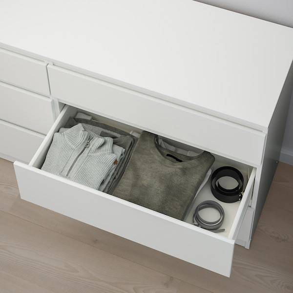 KULLEN Kommode mit 6 Schubladen, weiß, Bis zu 65% Rabatt