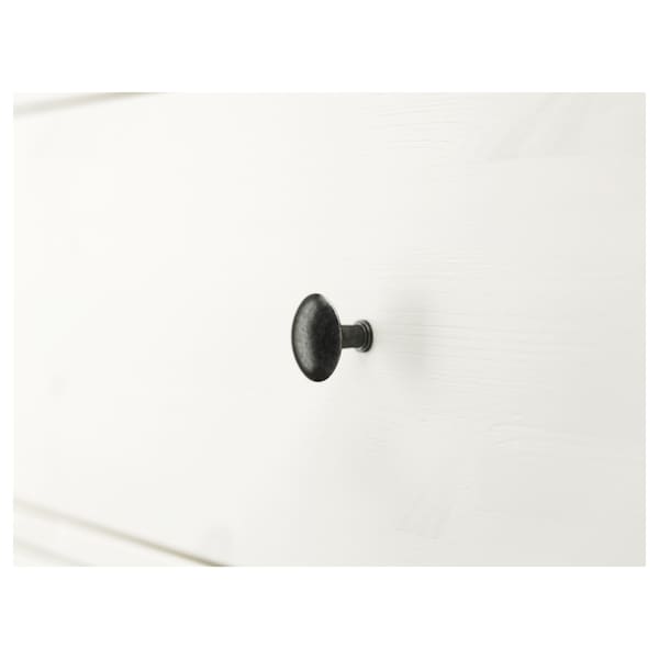 HEMNES Kommode mit 6 Schubladen, weiß gebeizt, Kostenloser Versand international