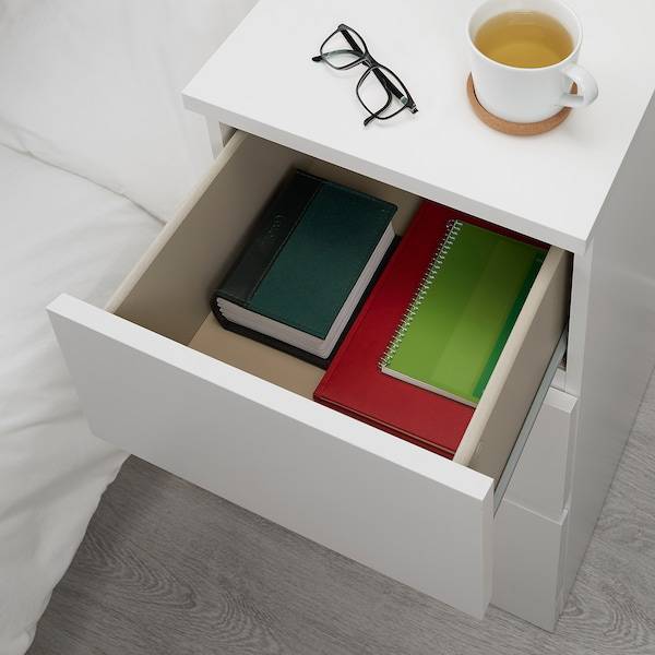 MALM Kommode mit 3 Schubladen, weiß, Fabrikladen