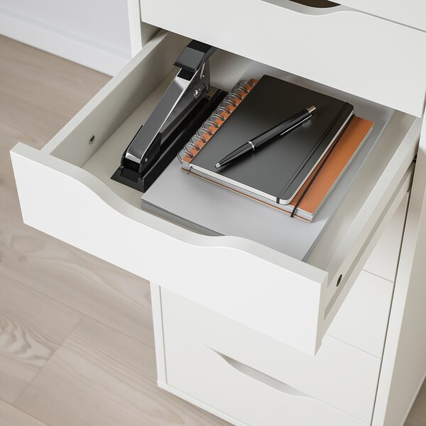 ALEX Schubladenelement, 9 Schubladen, weiß, Outlet