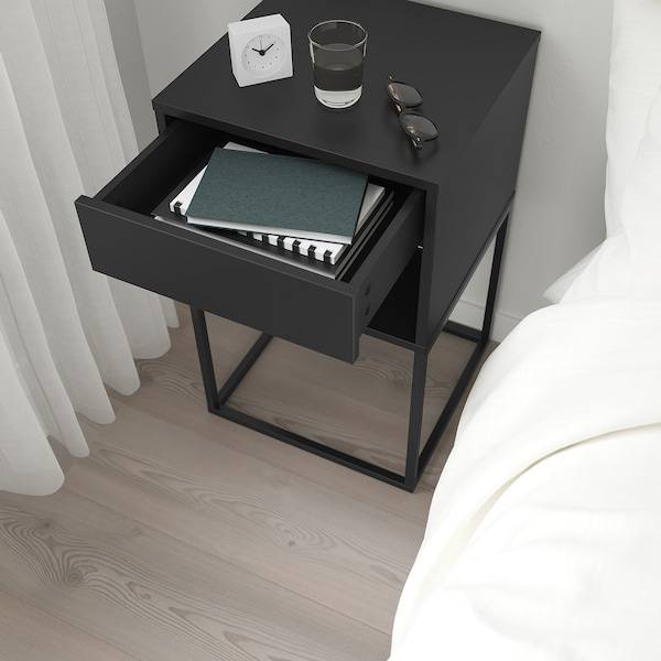VIKHAMMER Ablagetisch, schwarz, Fabrik Onlineshop