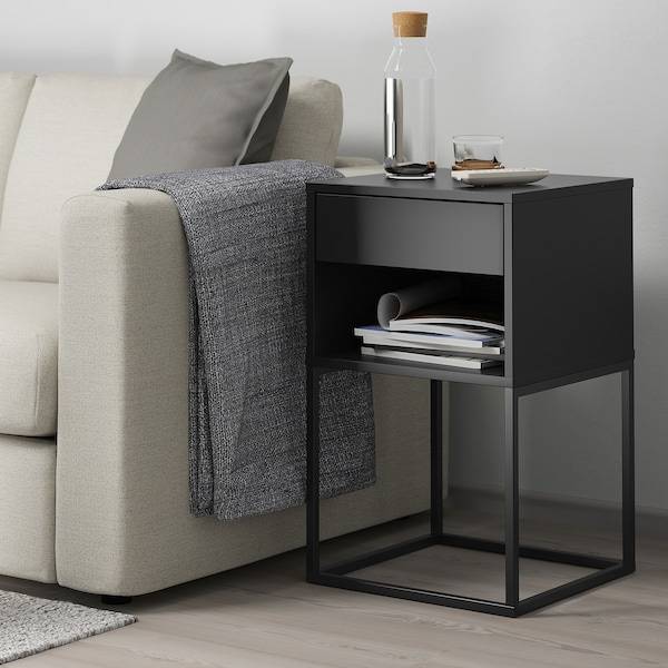 VIKHAMMER Ablagetisch, schwarz, Fabrik Onlineshop