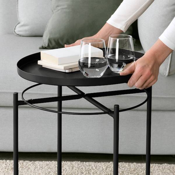 GLADOM Tabletttisch, schwarz, Günstig kaufen