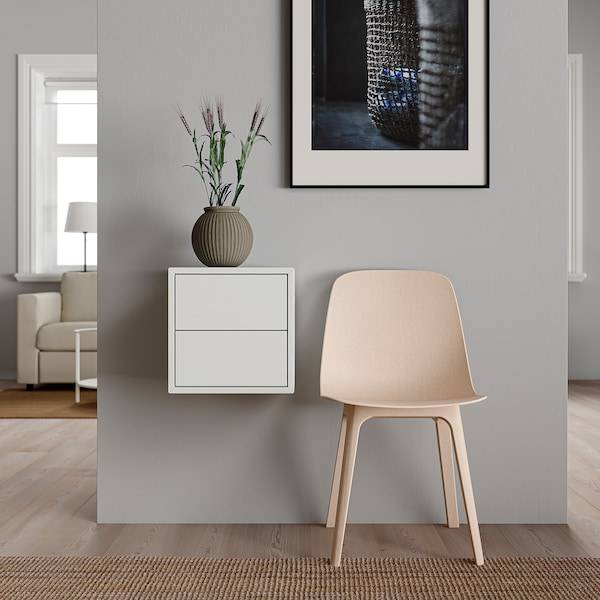 EKET Wandschrank mit 2 Schubladen, weiß, Versandkostenfrei