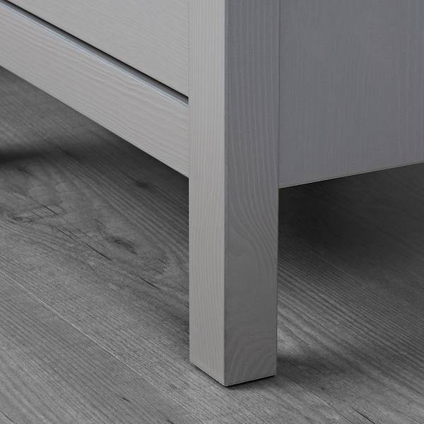 HEMNES Kommode mit 2 Schubladen, grau lasiert, Begrenztes Angebot