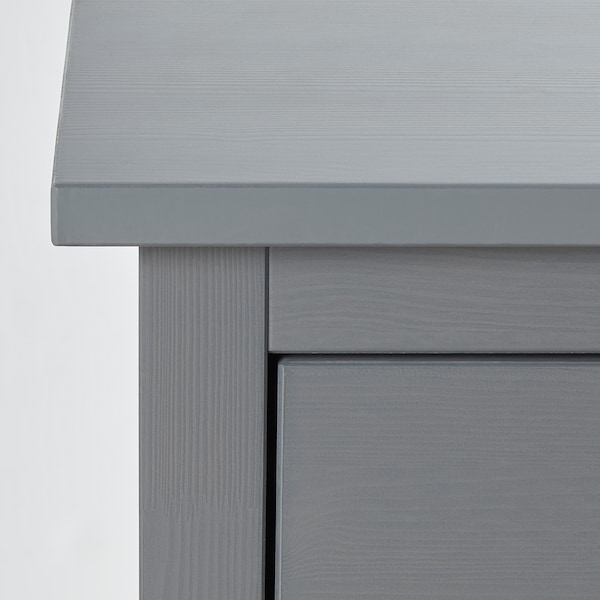 HEMNES Kommode mit 2 Schubladen, grau lasiert, Begrenztes Angebot