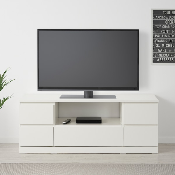 MALM TV-Bank, weiß, Outlet