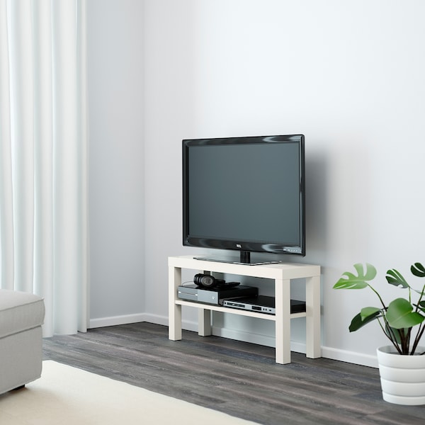 LACK TV-Bank, weiß, Fabrikverkauf
