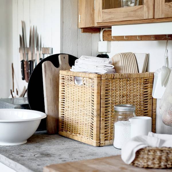 BRANÄS Korb, Rattan, Saisonschlussverkauf