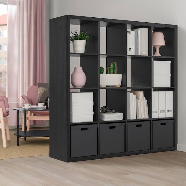 TJENA Kasten mit Deckel, schwarz, Cyber Monday
