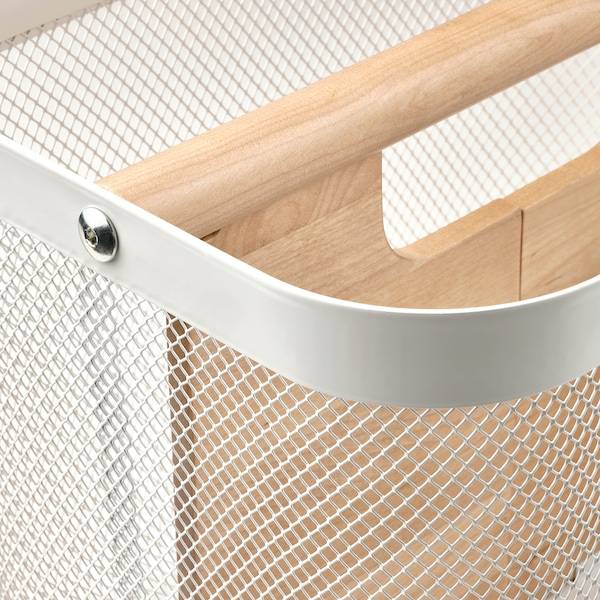 RISATORP Korb mit Fächern, weiß, Online Outlet
