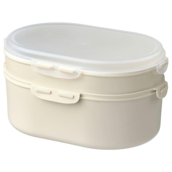 UTBJUDA Stapelb. Lunchbox trock. Lebensmit., helles Graubeige
