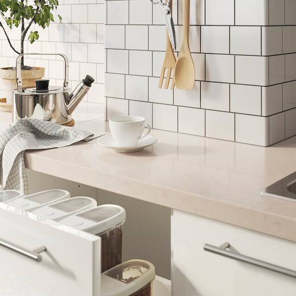 IKEA 365+ Vorratsbehälter mit Deckel, transparent/weiß, Sonderangebote