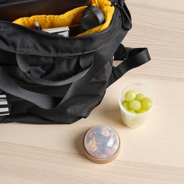 SPLITTERNY Snackdose, transparent/hell graubraun, Letzte 3 Tage