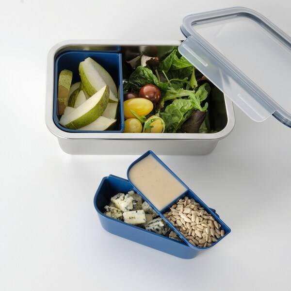 IKEA 365+ Lunchbox-Einsatz 2 St., dunkelblau Letzter Tag