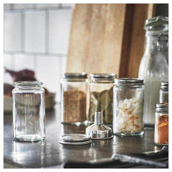 CITRONHAJ Gewürzglas, Klarglas/Edelstahl, 2025