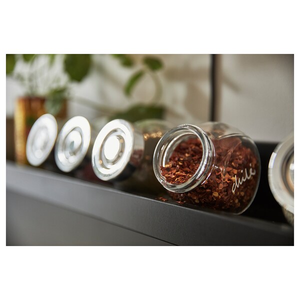RAJTAN Gewürzglas, Glas/aluminiumfarben, Verkauf
