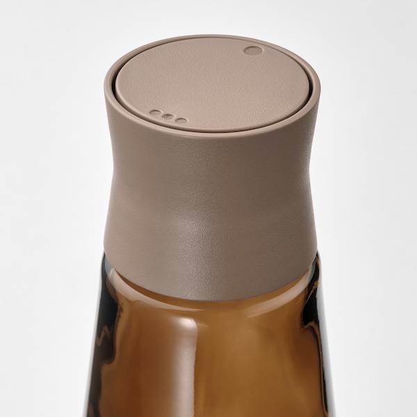 HALVTOM Salz- und Pfefferstreuer, Glas/braun, Schlussverkauf