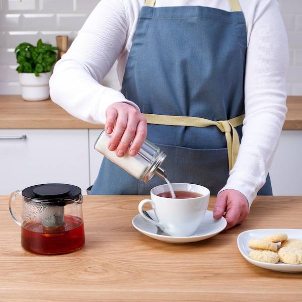 CITRONHAJ Zuckerstreuer, Klarglas/Edelstahl, Fabrik Onlineshop