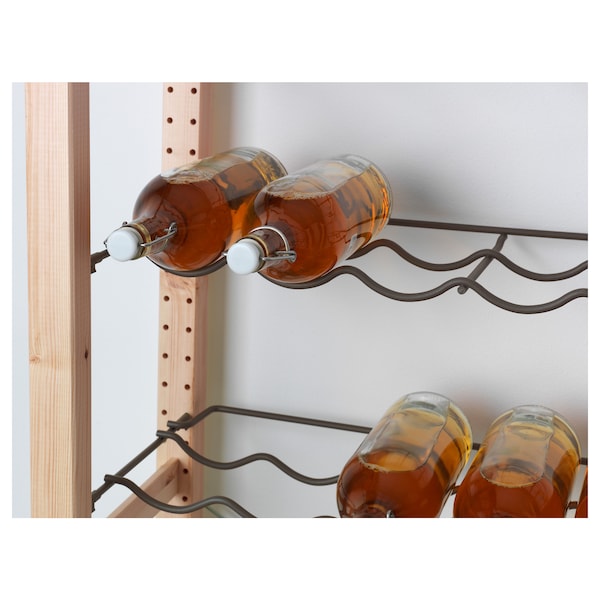 IVAR 1 Element/Flaschenbord, Kiefer/grau, Online Shopping