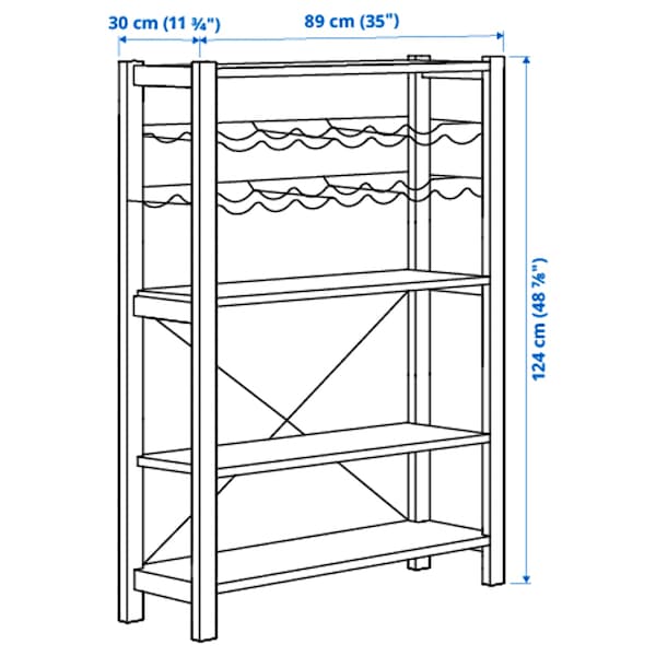 IVAR 1 Element/Böden/Flaschbord, Kiefer, Saisonschlussverkauf