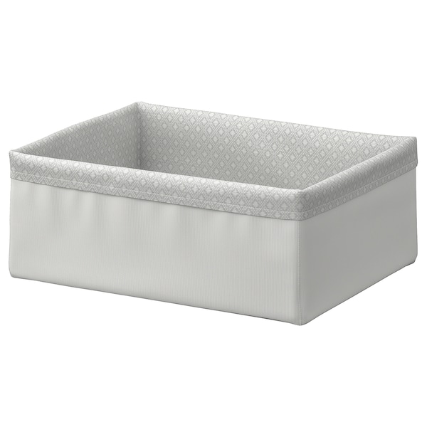 BAXNA Sortierbox, grau/weiß,