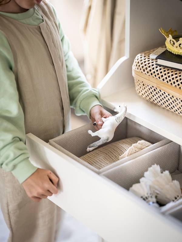 BAXNA Sortierbox, grau/weiß, Exklusive Angebote