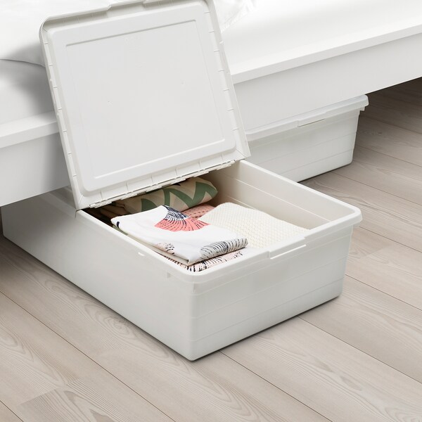 SOCKERBIT Box mit Deckel, weiß, Blitzangebot