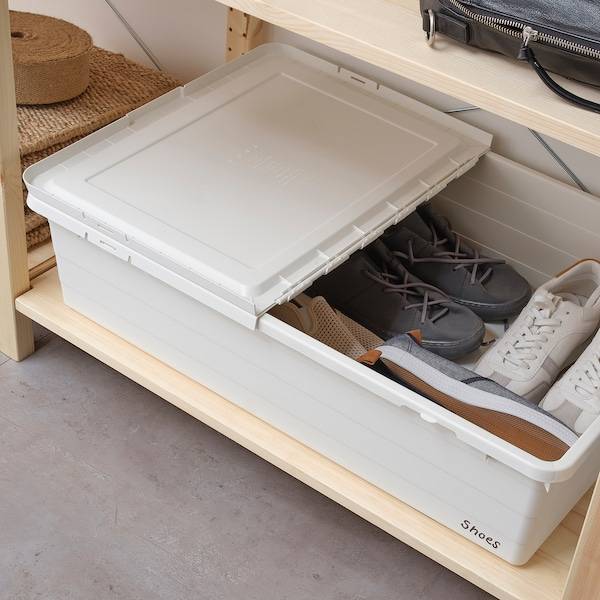 SOCKERBIT Box mit Deckel, weiß, Blitzangebot