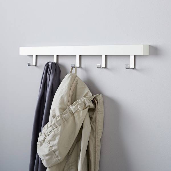TJUSIG Aufhänger für Tür/Wand, weiß, Letzte 2 Tage